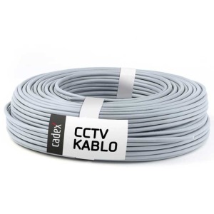 CCTV-4100 Kablo 100Mt. Coax 2*0,50+2*0.22mm