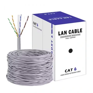 Cat-6 İç Mekan Kablo 0.54mm, 23 AWG, CCA 305Mt