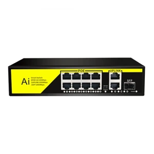 Cadex CX-PSW08UGS 8+2 Poe Switch Uplink Gigabit + 1 Sfp