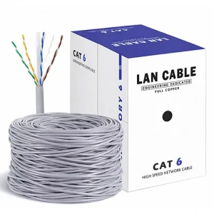 Cat-6 İç Mekan Kablo 0.54mm, 23 AWG, CCA 305Mt