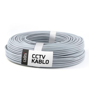 CCTV-2510 Kablo 100Mt. Coax 2*0,50mm